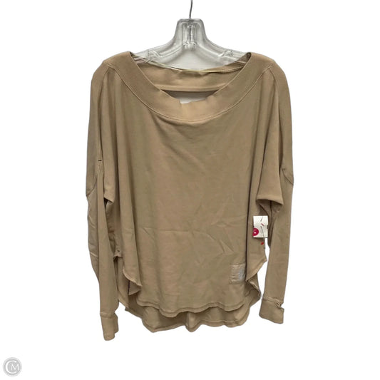 Top Long Sleeve By Free People In Beige, Size: S