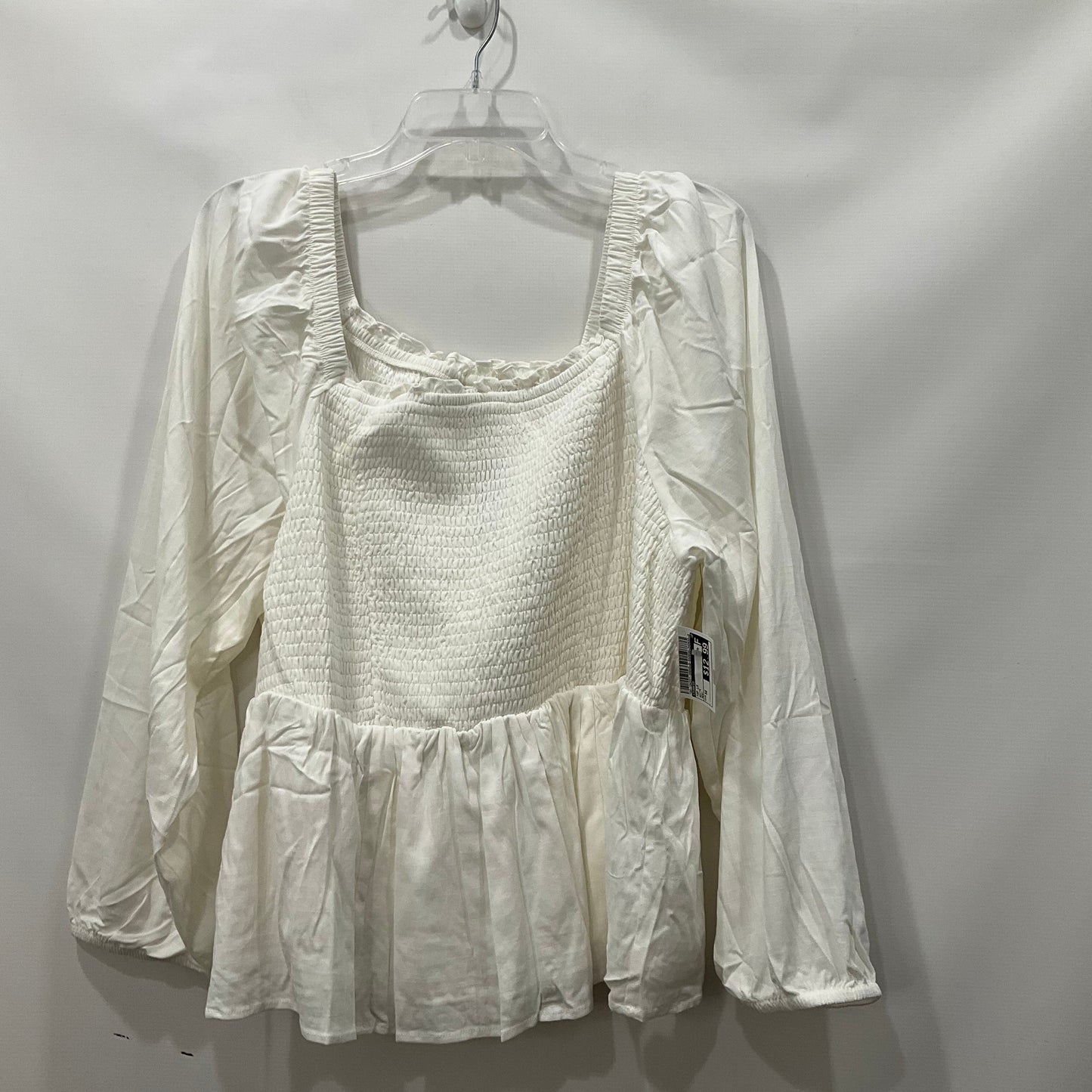 White Top Long Sleeve Torrid, Size 3x