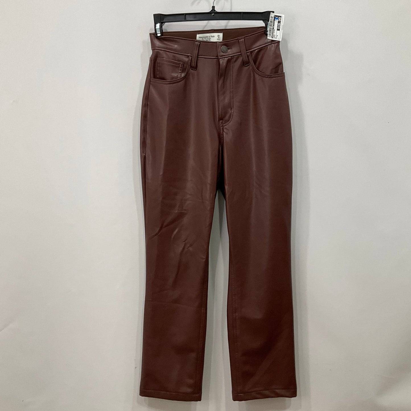 Jeans Skinny By Abercrombie And Fitch In Brown, Size: 0