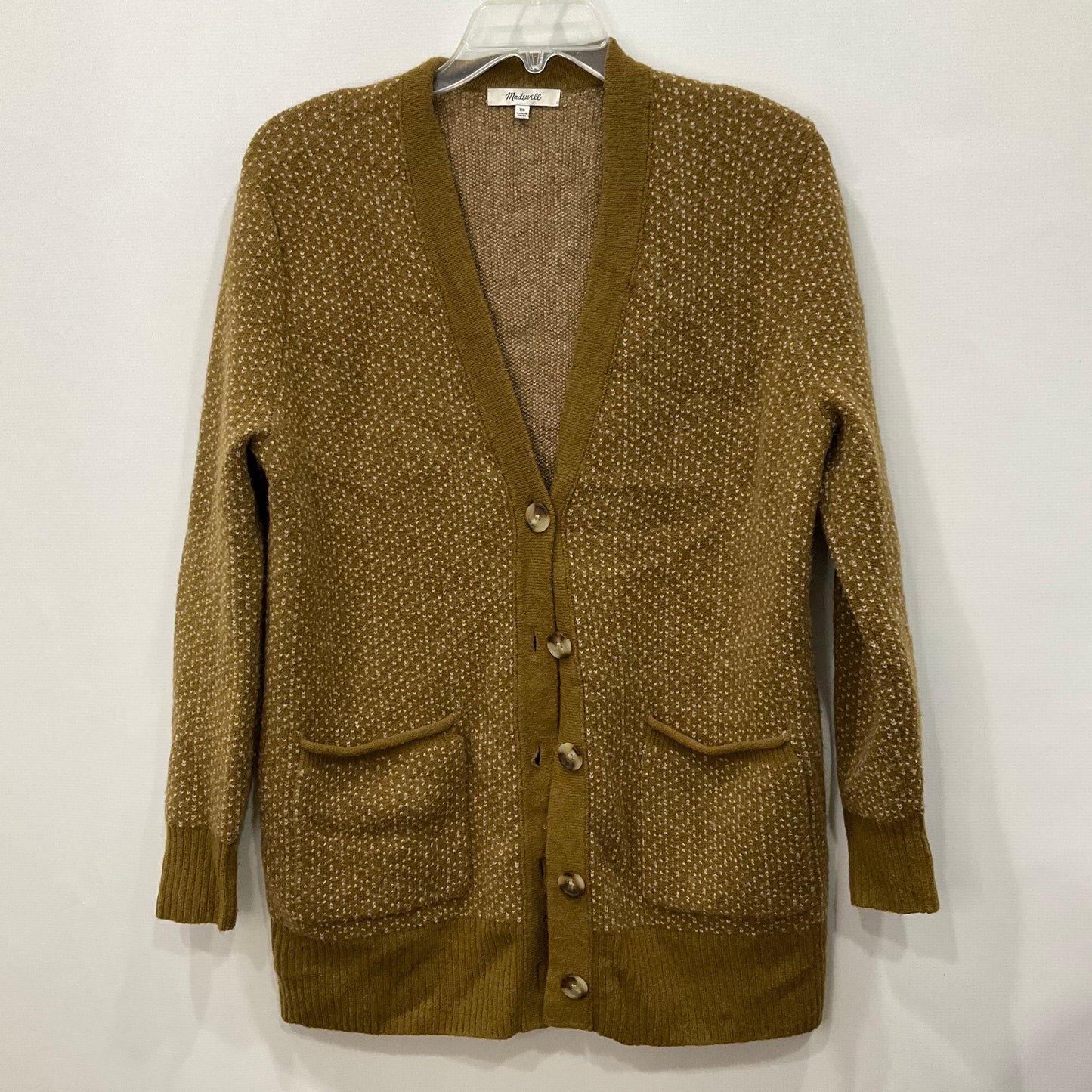 Cardigan By Madewell In Green, Size: Xs