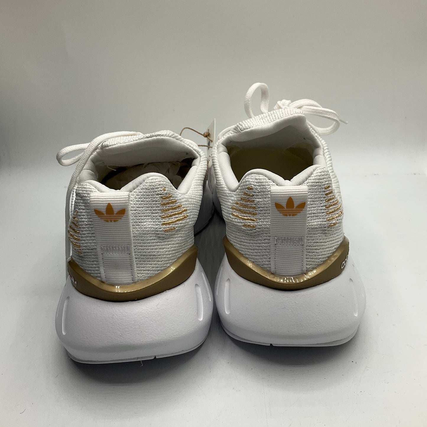 Shoes Sneakers By Adidas In Gold & White, Size: 7