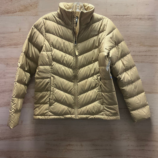 Coat Puffer & Quilted By North Face In Gold, Size: M