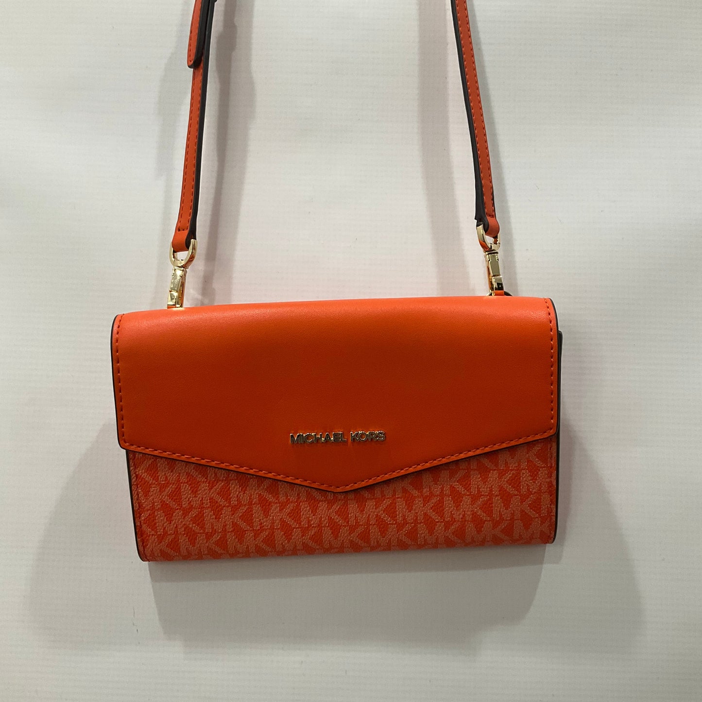 Orange Crossbody Designer Michael Kors, Size Small