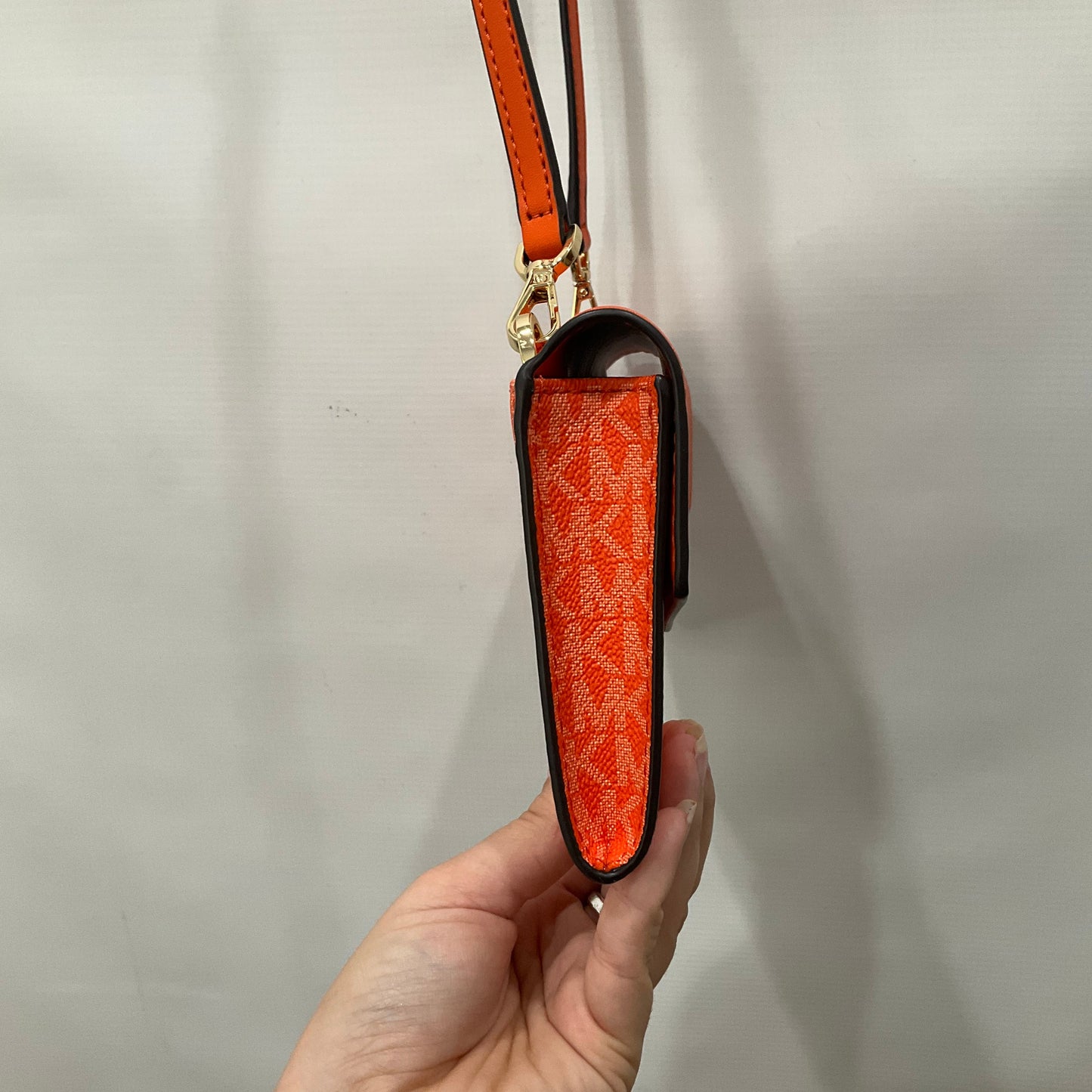 Orange Crossbody Designer Michael Kors, Size Small