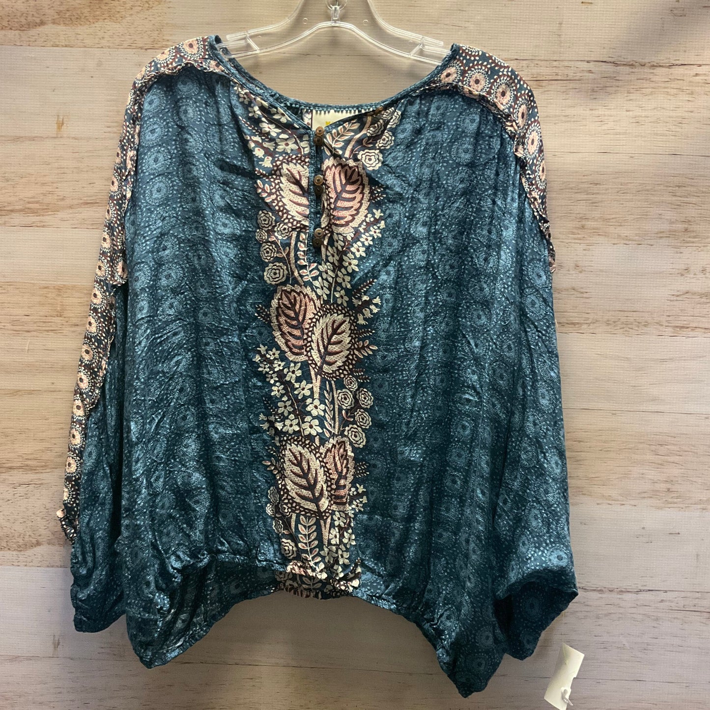 Top Long Sleeve By Maeve In Blue, Size: Xl