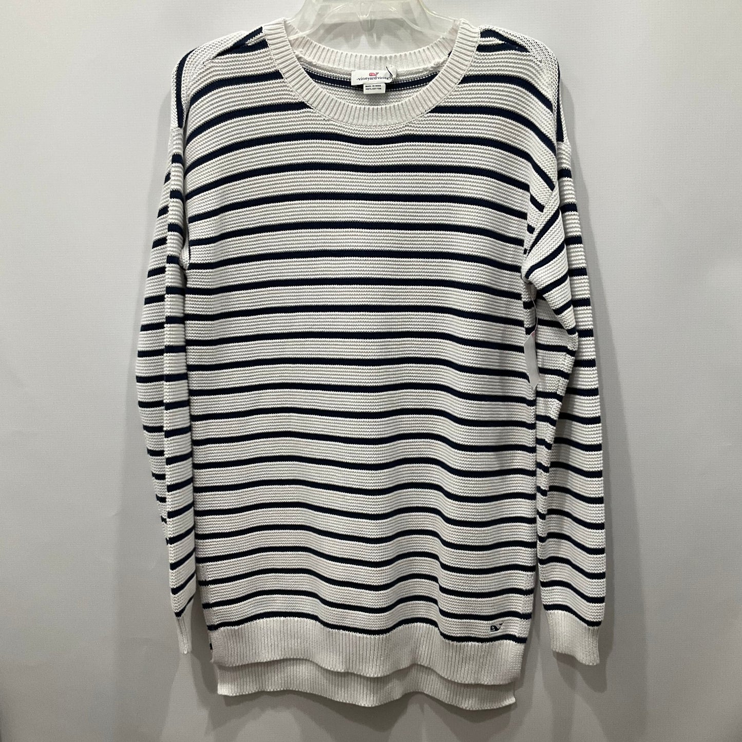 White Blue Top Long Sleeve Vineyard Vines, Size Xs