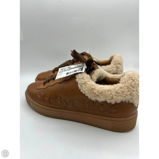 Shoes Designer By See By Chloe In Bronze, Size: 8