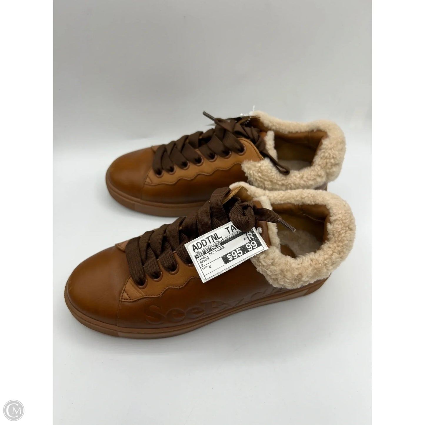 Shoes Designer By See By Chloe In Bronze, Size: 8