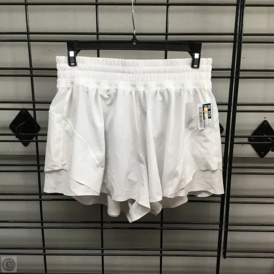 Athletic Shorts By Lululemon In White, Size: S