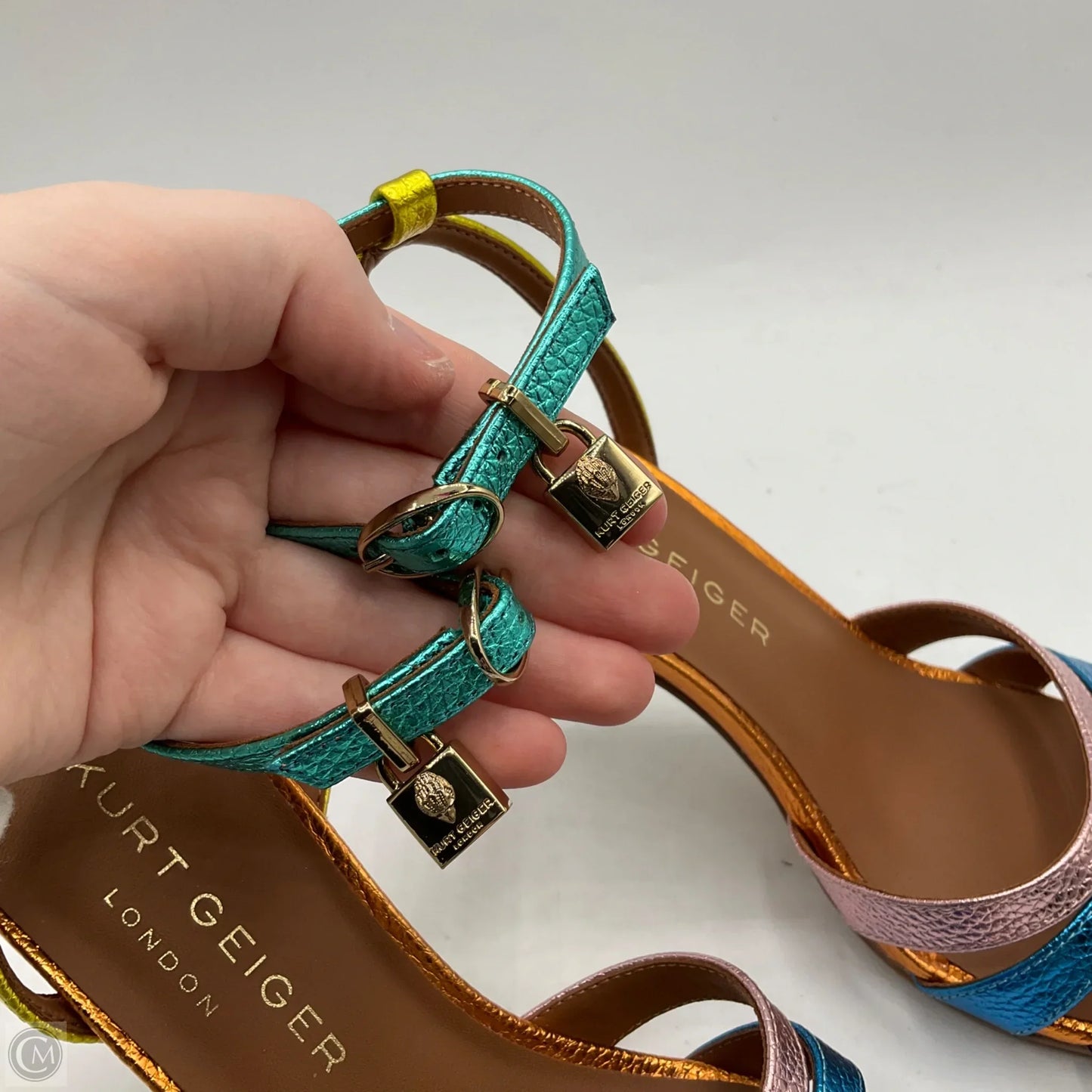 Shoes Designer By Kurt Geiger In Rainbow Print, Size: 6