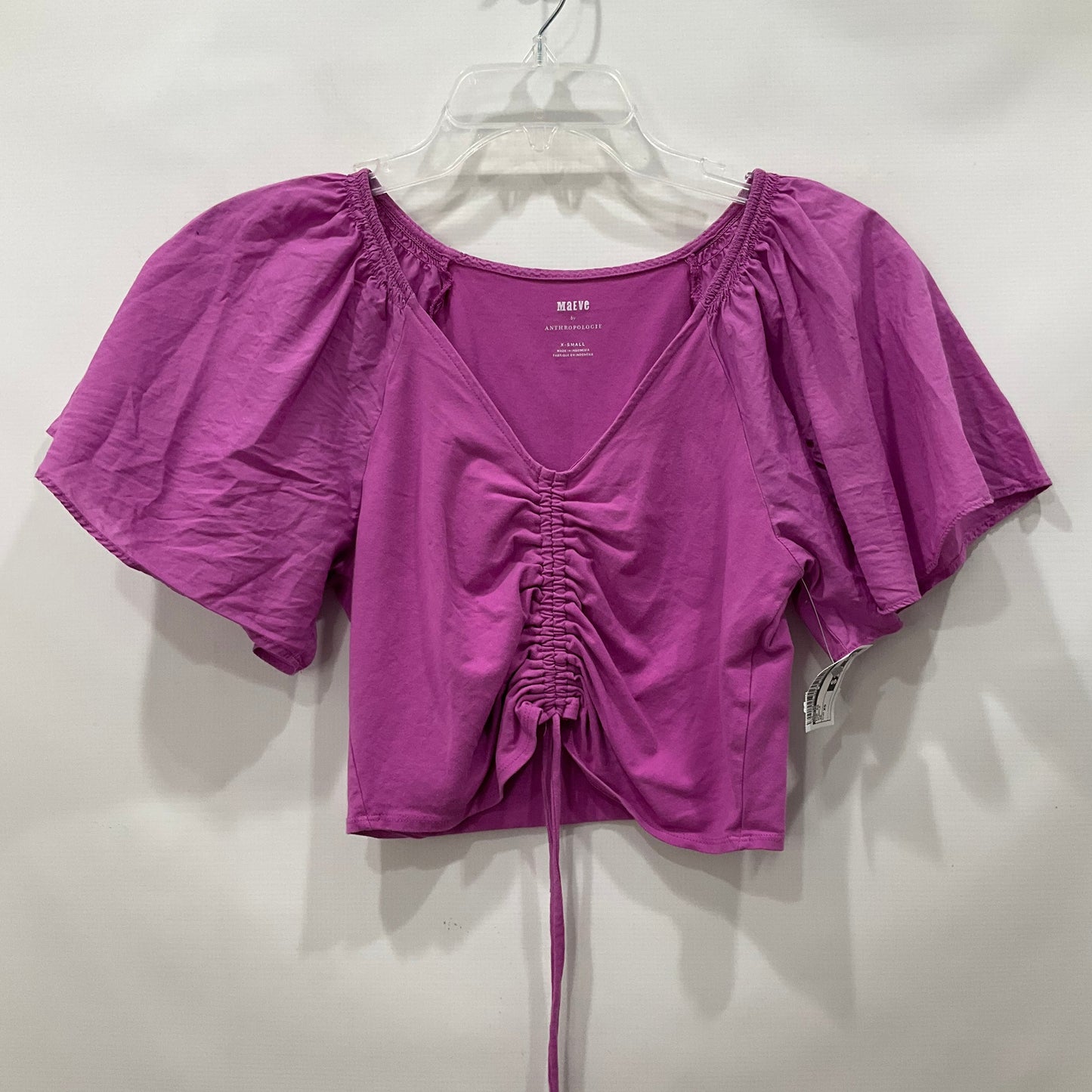 Purple Top Short Sleeve Maeve, Size Xs