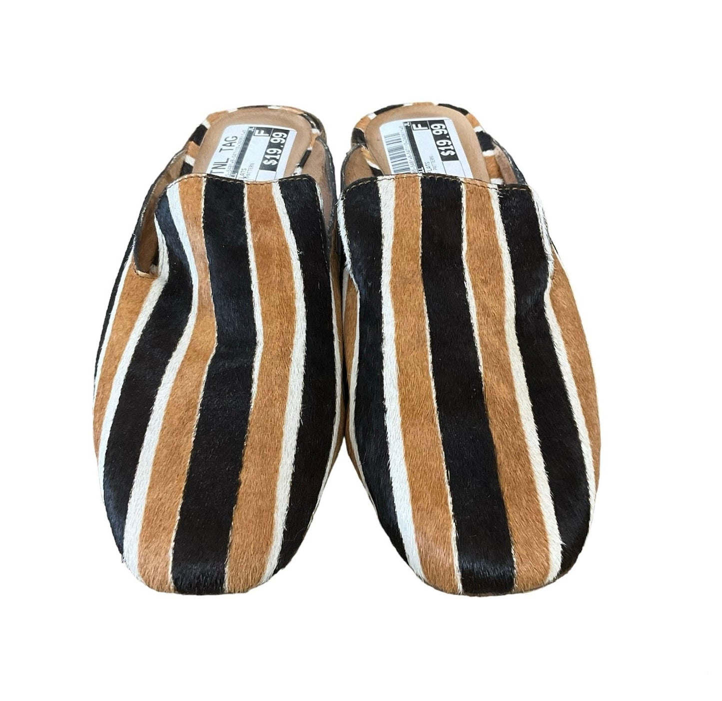 Striped Pattern Shoes Flats Madewell, Size 6