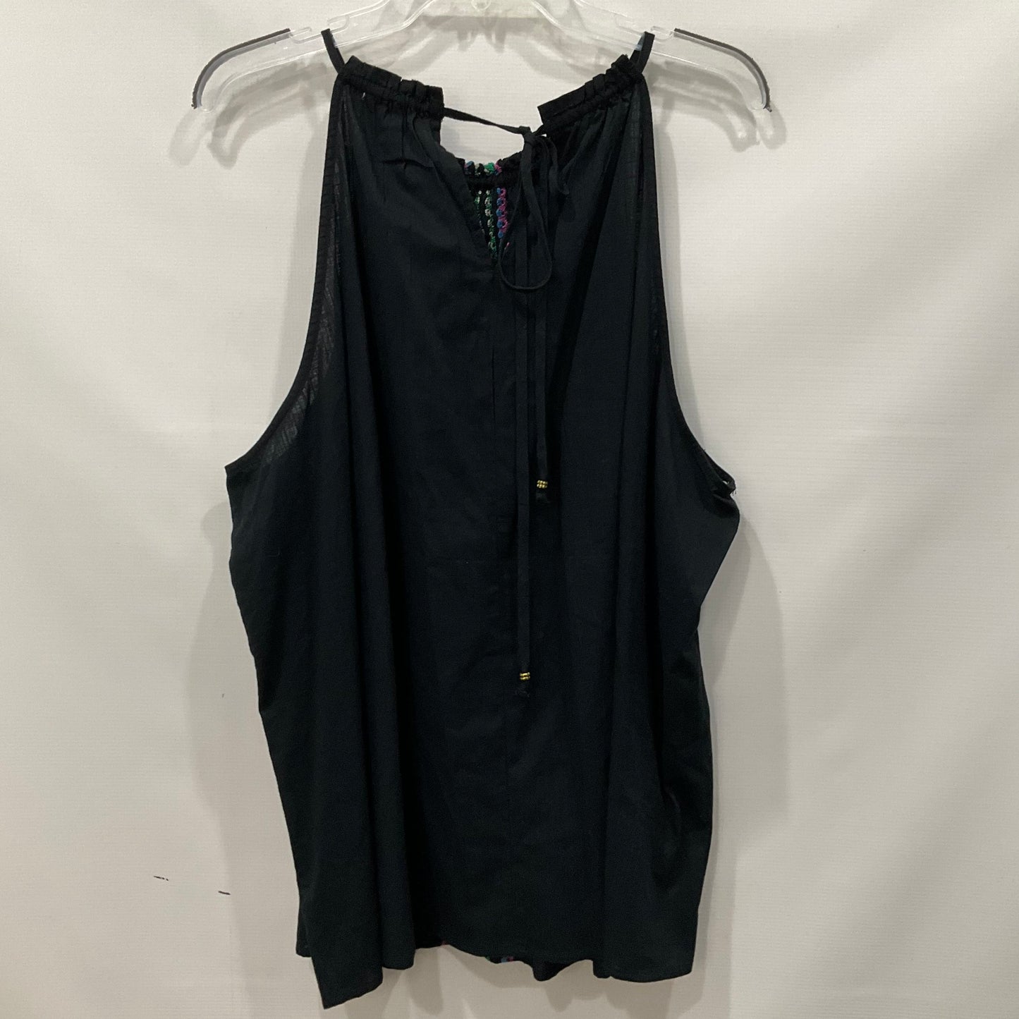 Black Top Sleeveless Knox Rose, Size 2x