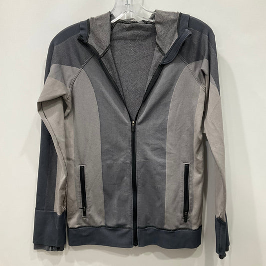 Athletic Jacket By Lululemon In Grey, Size: 6