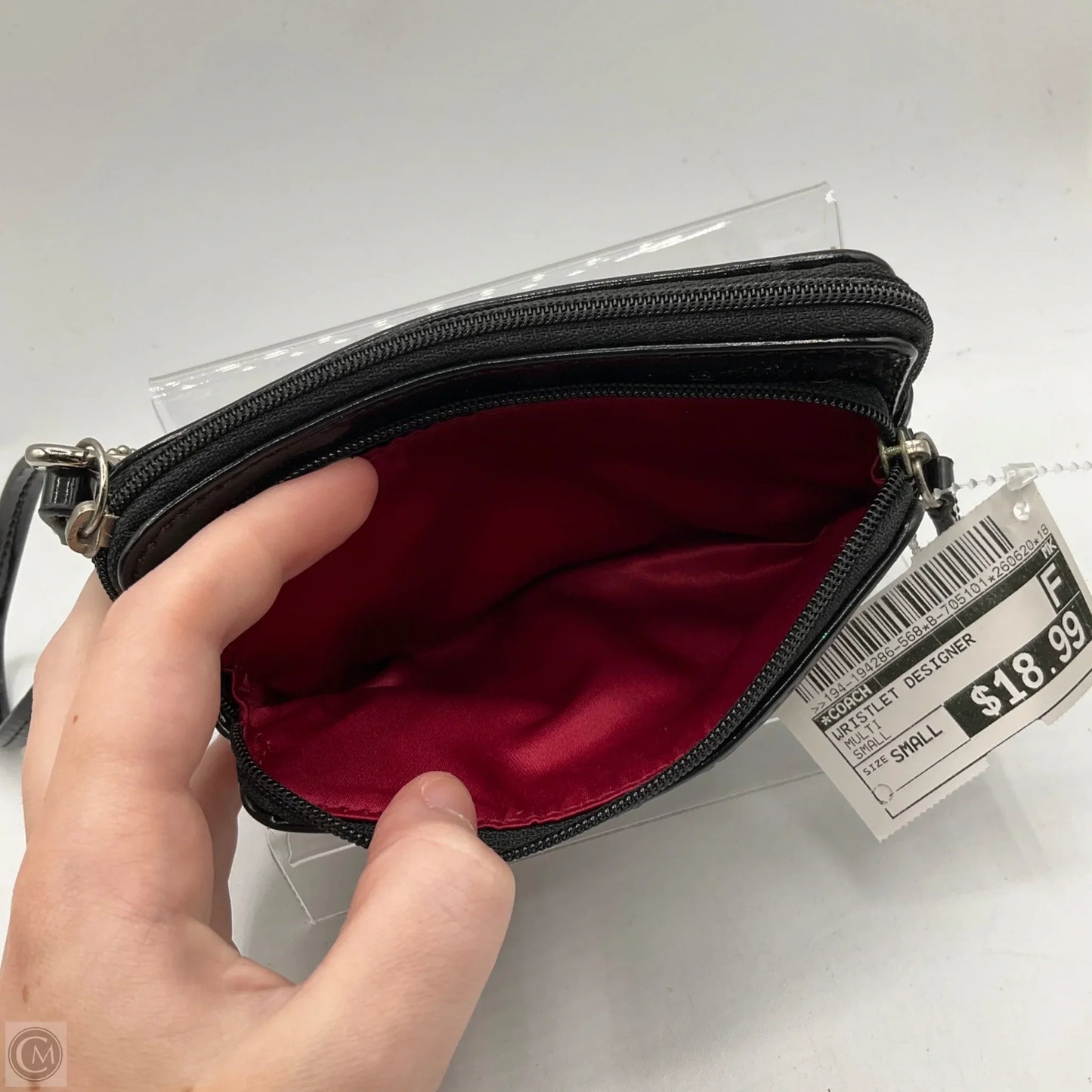 Wristlet Designer By Coach, Size: Small