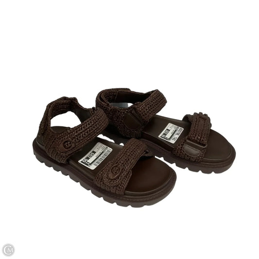 Sandals Designer By Coach In Brown, Size: 7.5