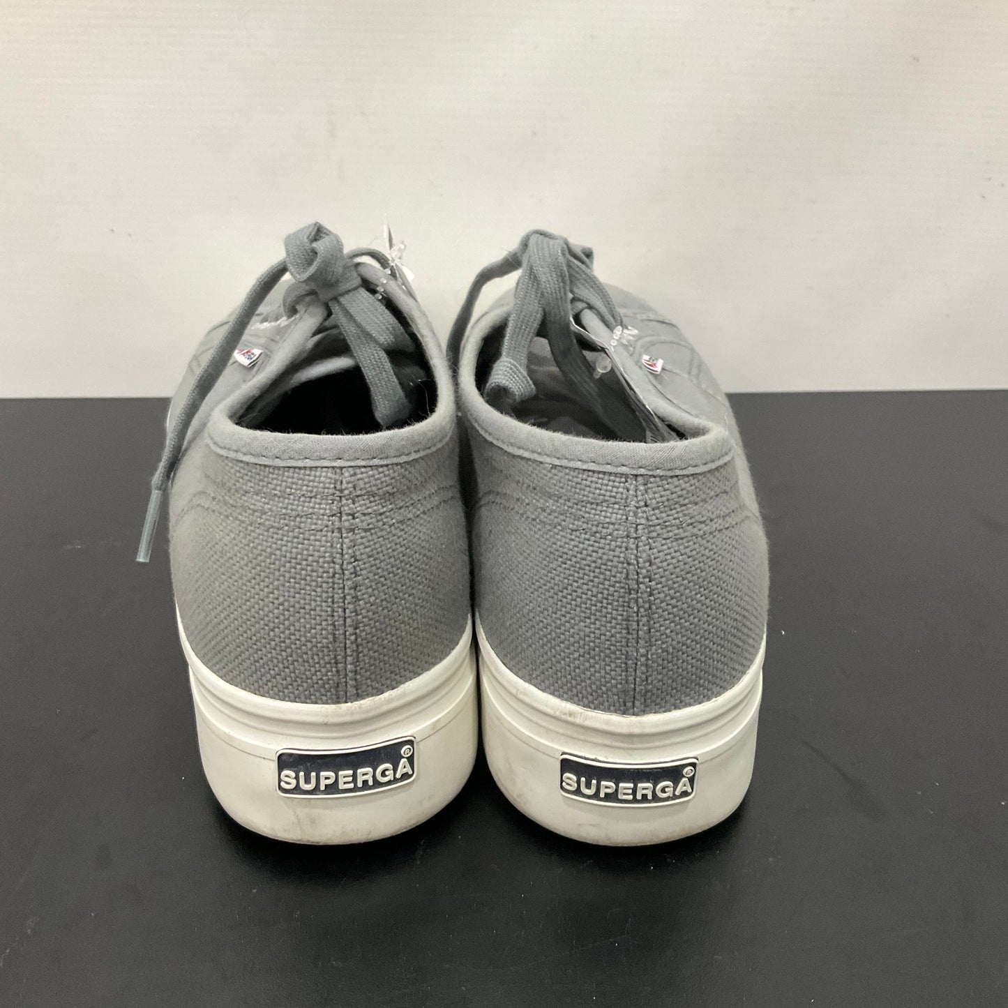Grey Shoes Sneakers Superga, Size 9.5
