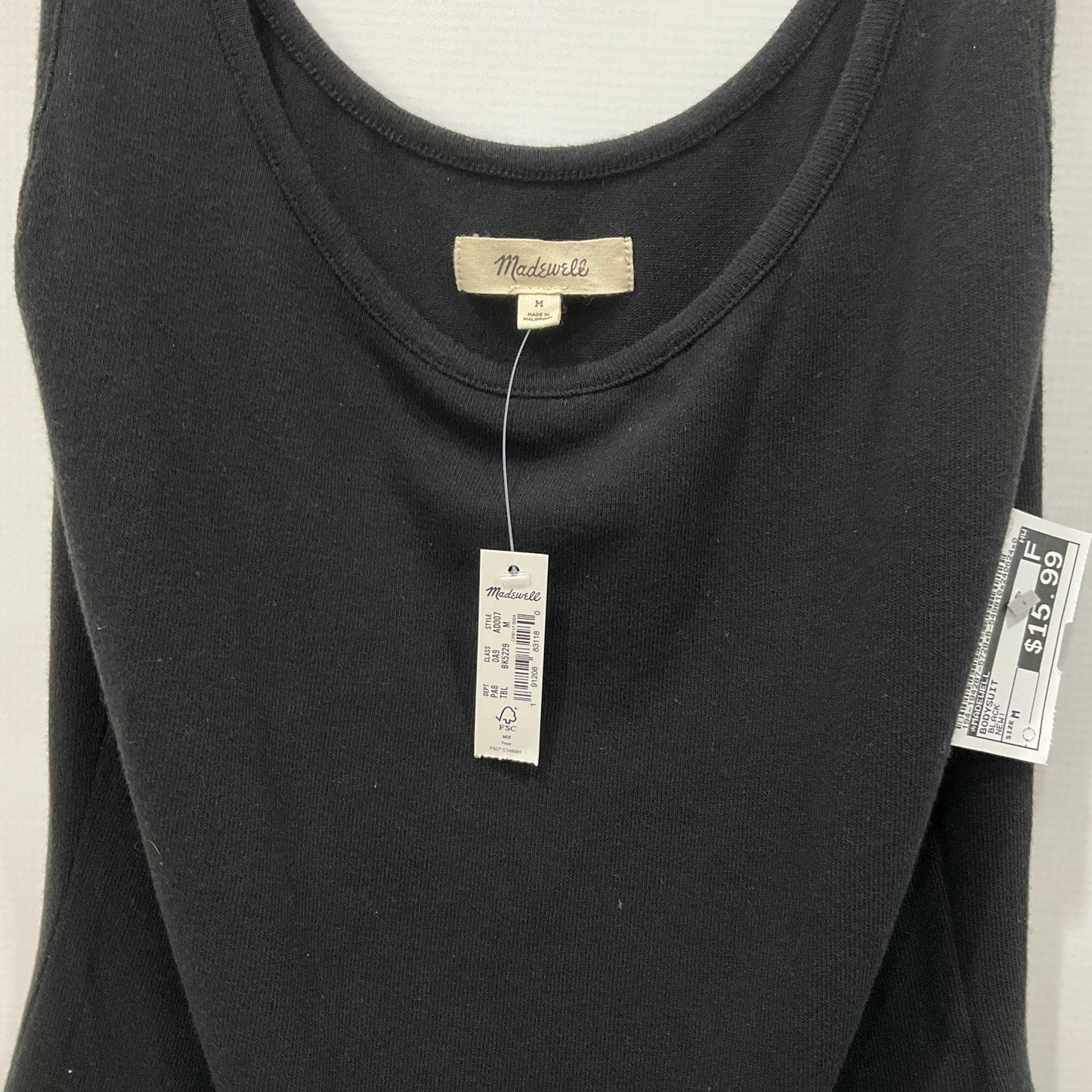 Black Bodysuit Madewell, Size M