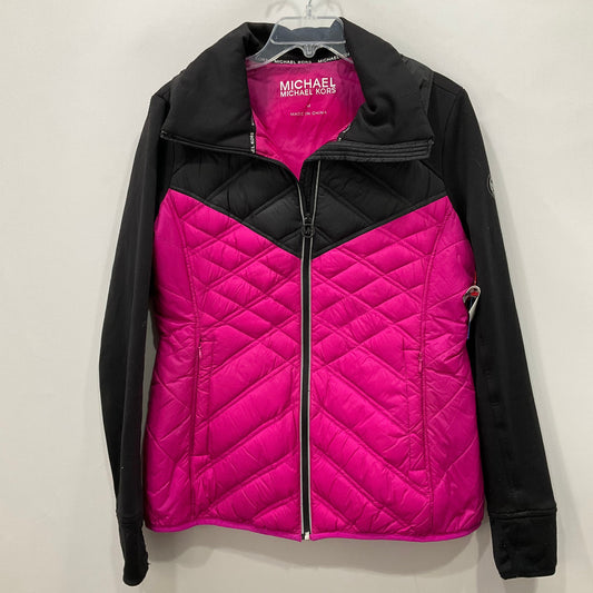 Jacket Puffer & Quilted By Michael Kors In Pink, Size: M