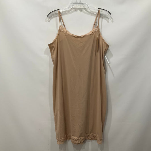 Brown Dress Party Short Skims, Size 4x
