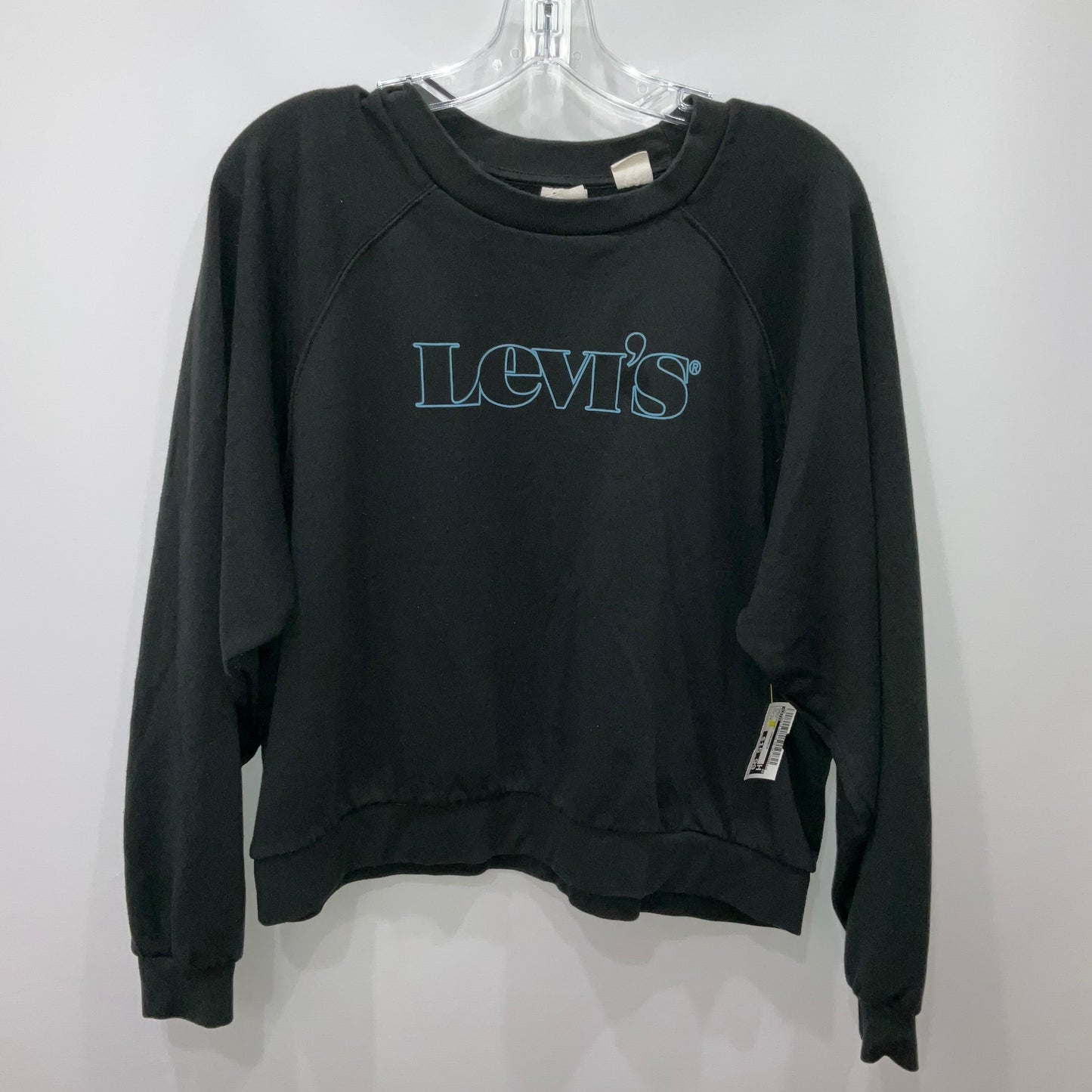 Sweatshirt Crewneck By Levis In Black, Size: 1x