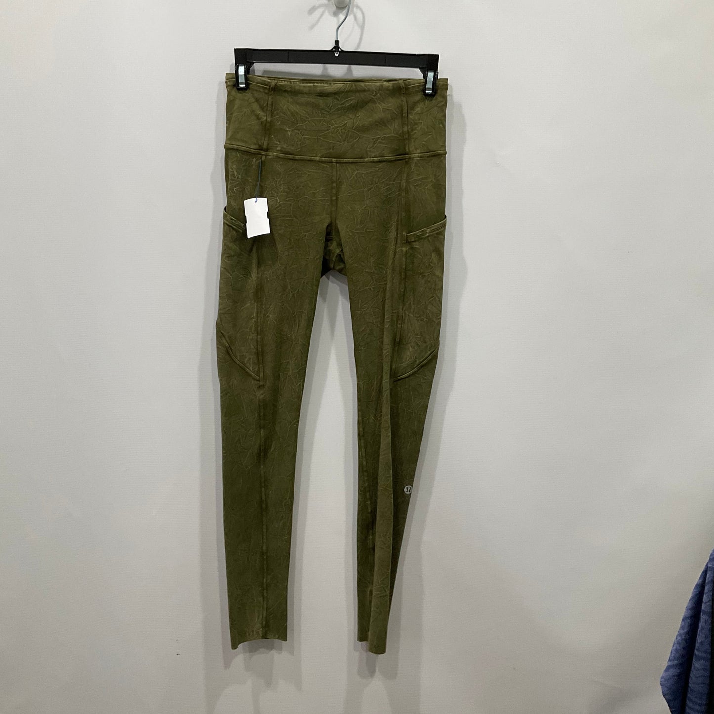 Athletic Leggings By Lululemon In Green, Size: 4