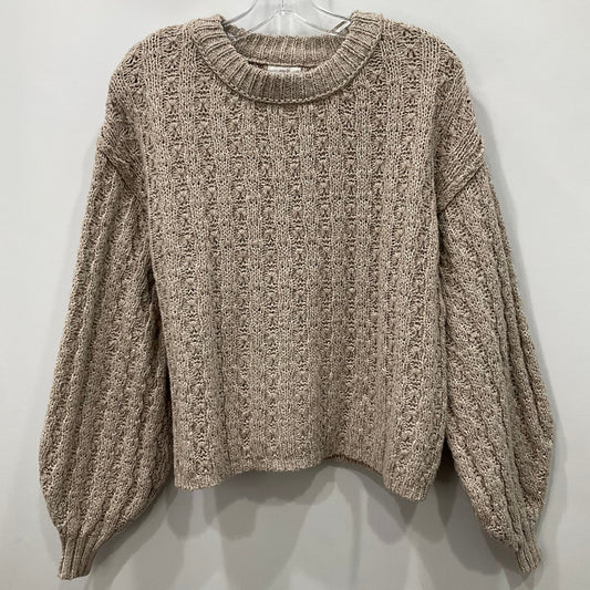 Sweater By Blu Pepper In Cream, Size: S