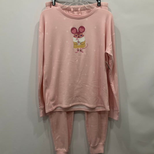 Pajamas 2pc In Pink, Size: M