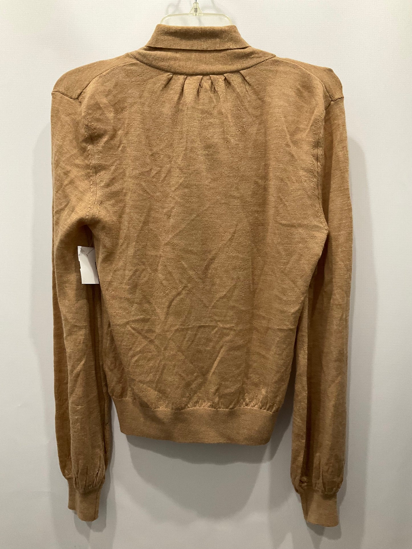 Top Long Sleeve By Anthropologie In Tan, Size: Xs