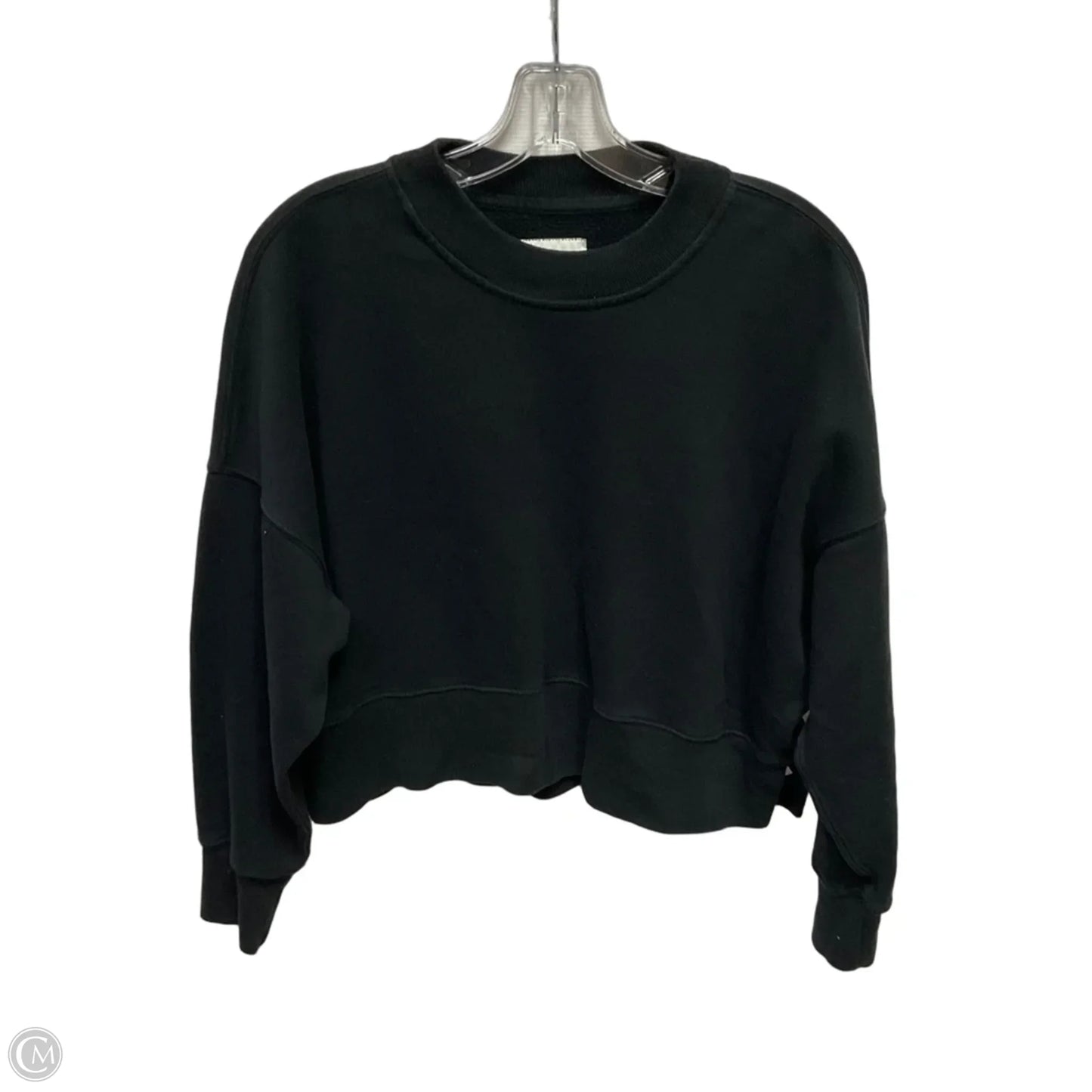 Sweatshirt Crewneck By Abercrombie And Fitch In Black, Size: S