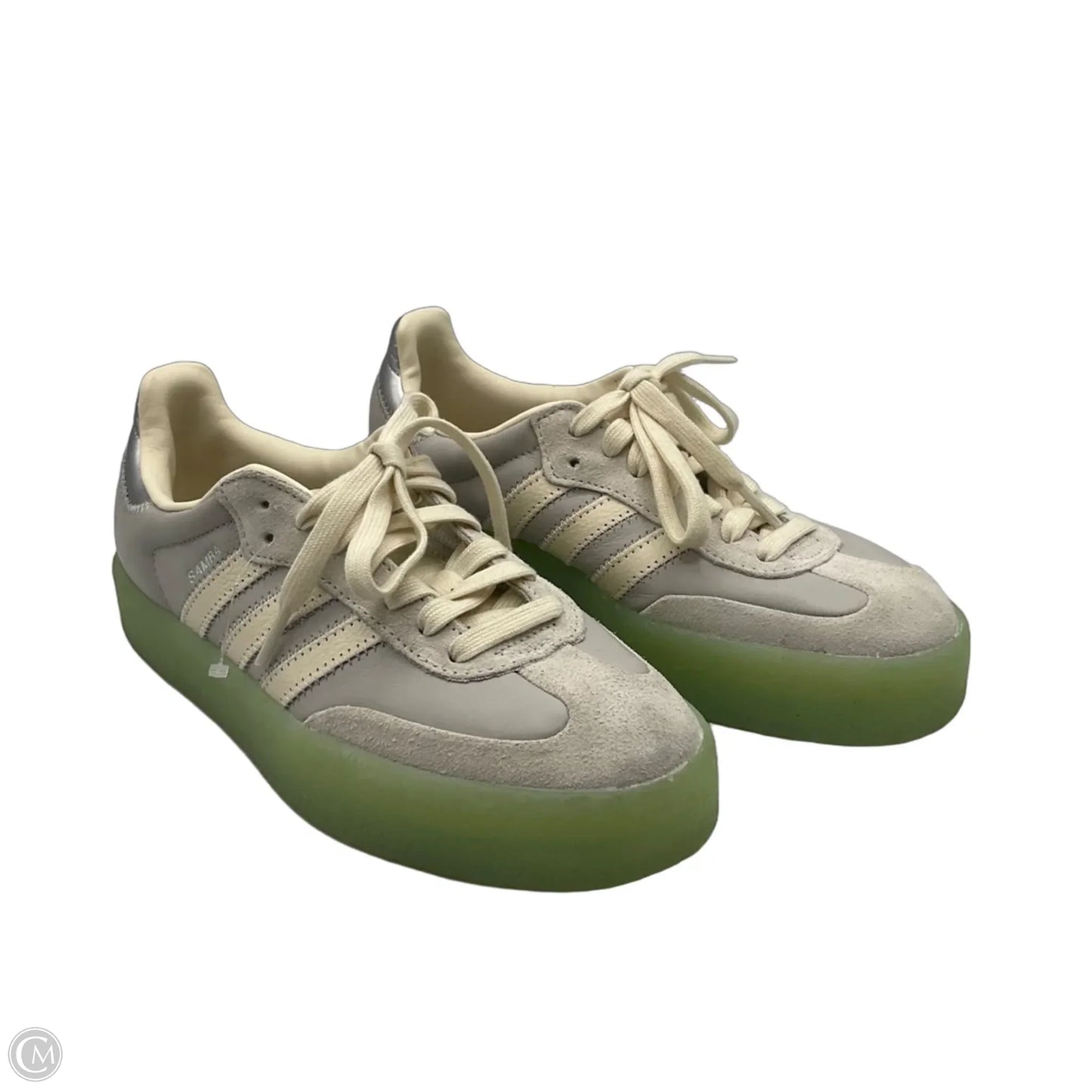 Shoes Sneakers By Adidas In Grey, Size: 7