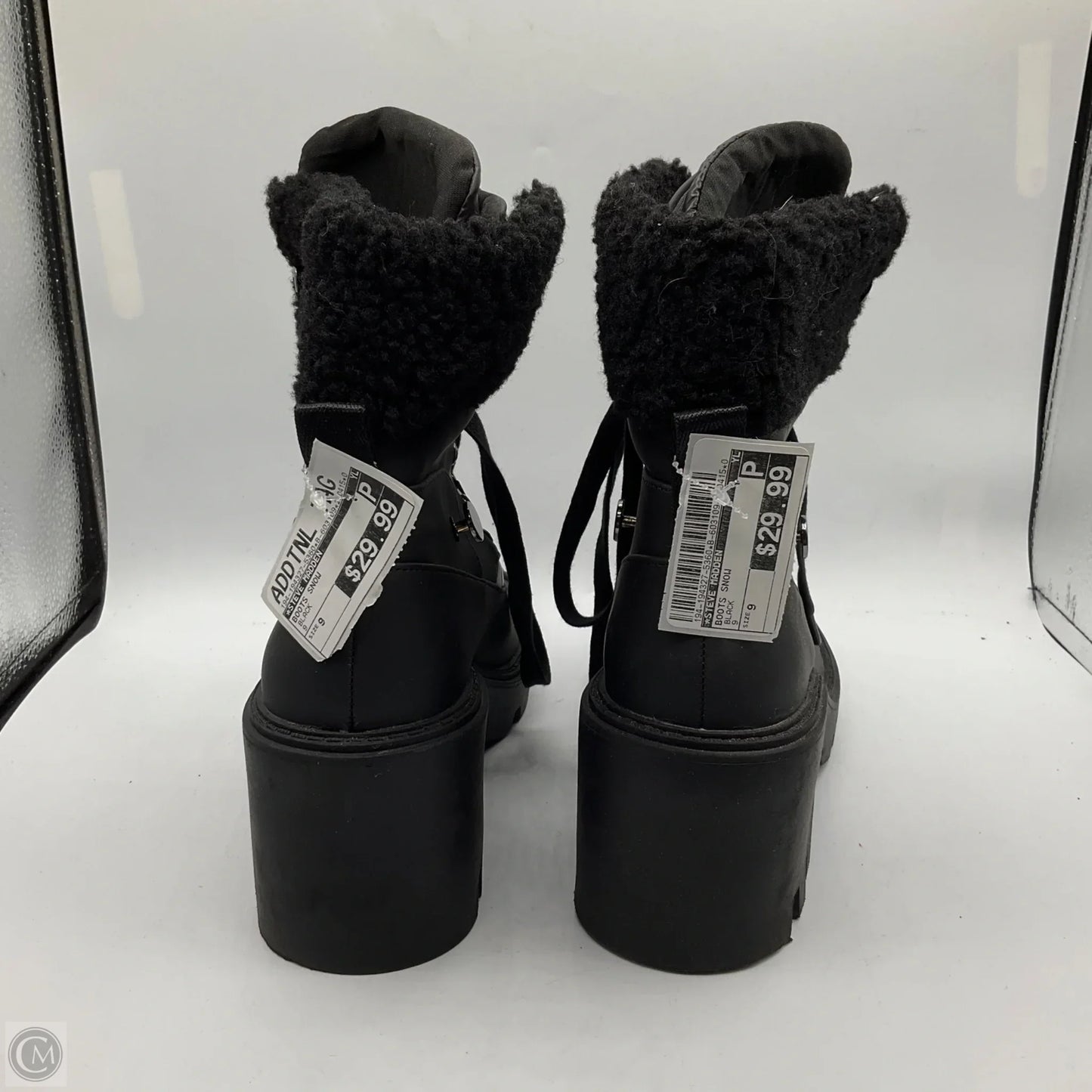 Boots Snow By Steve Madden In Black, Size: 9