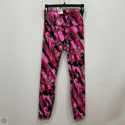 Athletic Leggings By Lululemon In Tie Dye Print, Size: 4