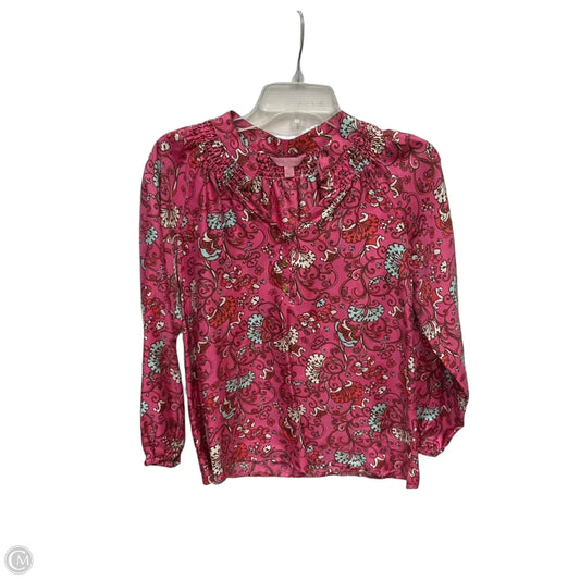 Top Long Sleeve Designer By Lilly Pulitzer In Multi-colored, Size: Xs