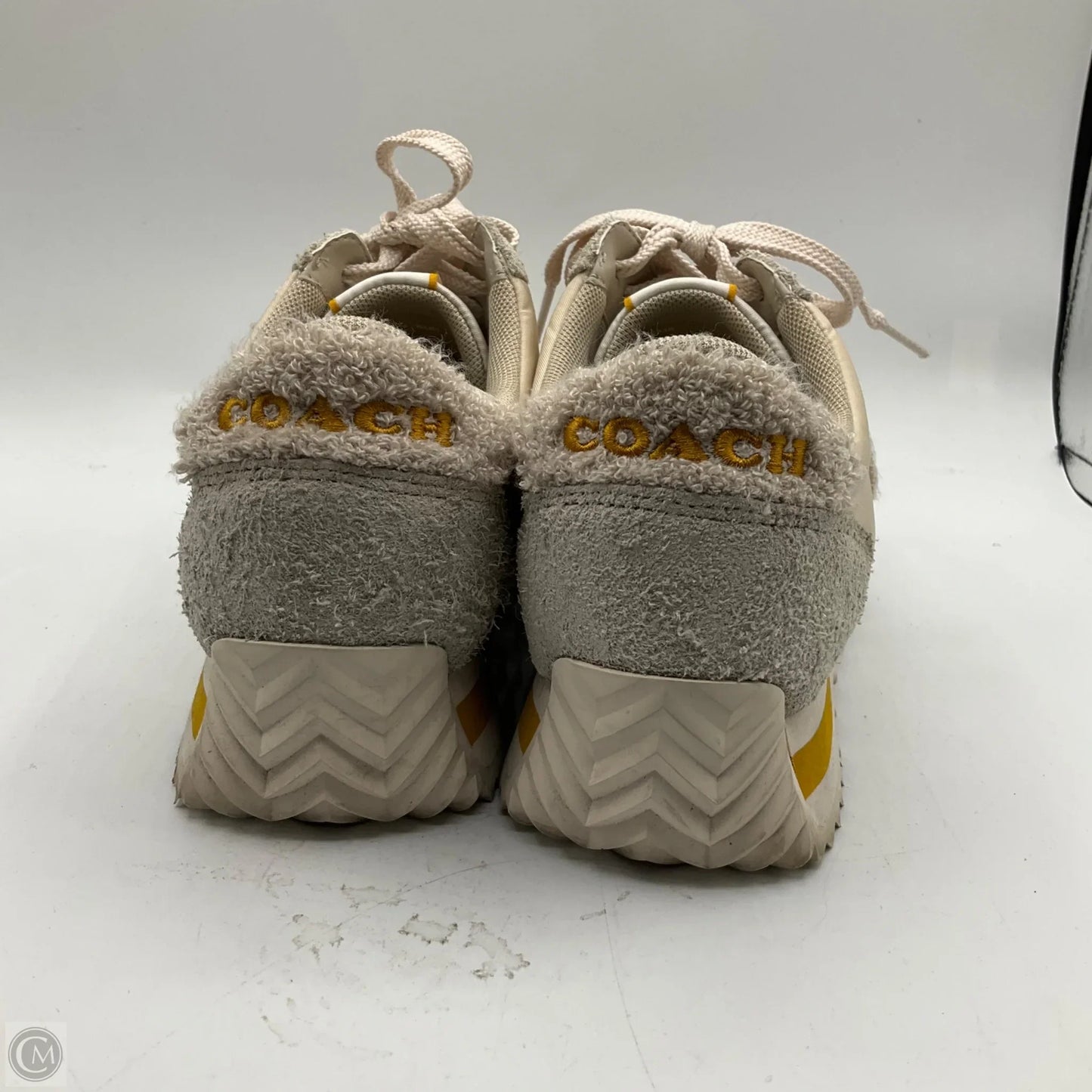 Shoes Designer By Coach In Beige, Size: 7.5