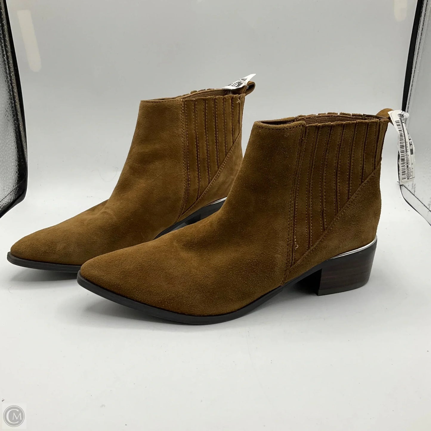 Boots Ankle Flats By Marc Fisher In Brown, Size: 7.5