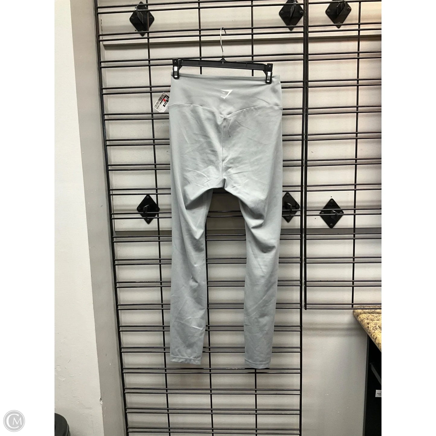 Athletic Leggings By Gym Shark In Grey, Size: L