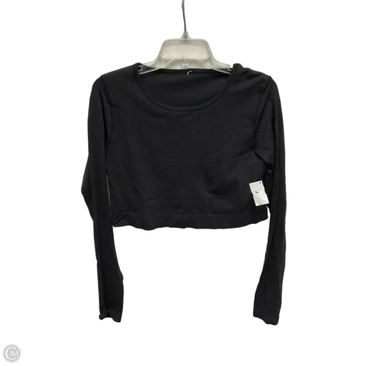 Athletic Top Long Sleeve Crewneck By Lululemon In Black, Size: 12