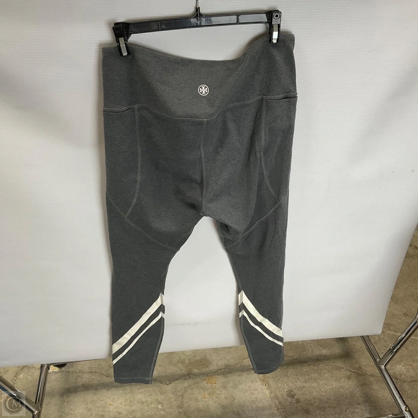 Pants Designer By Tory Burch In Grey, Size: L
