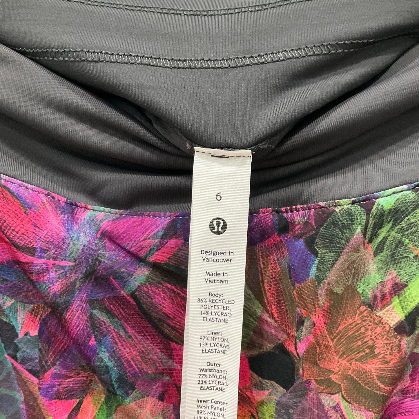 Multi-colored Athletic Skort Lululemon, Size 6