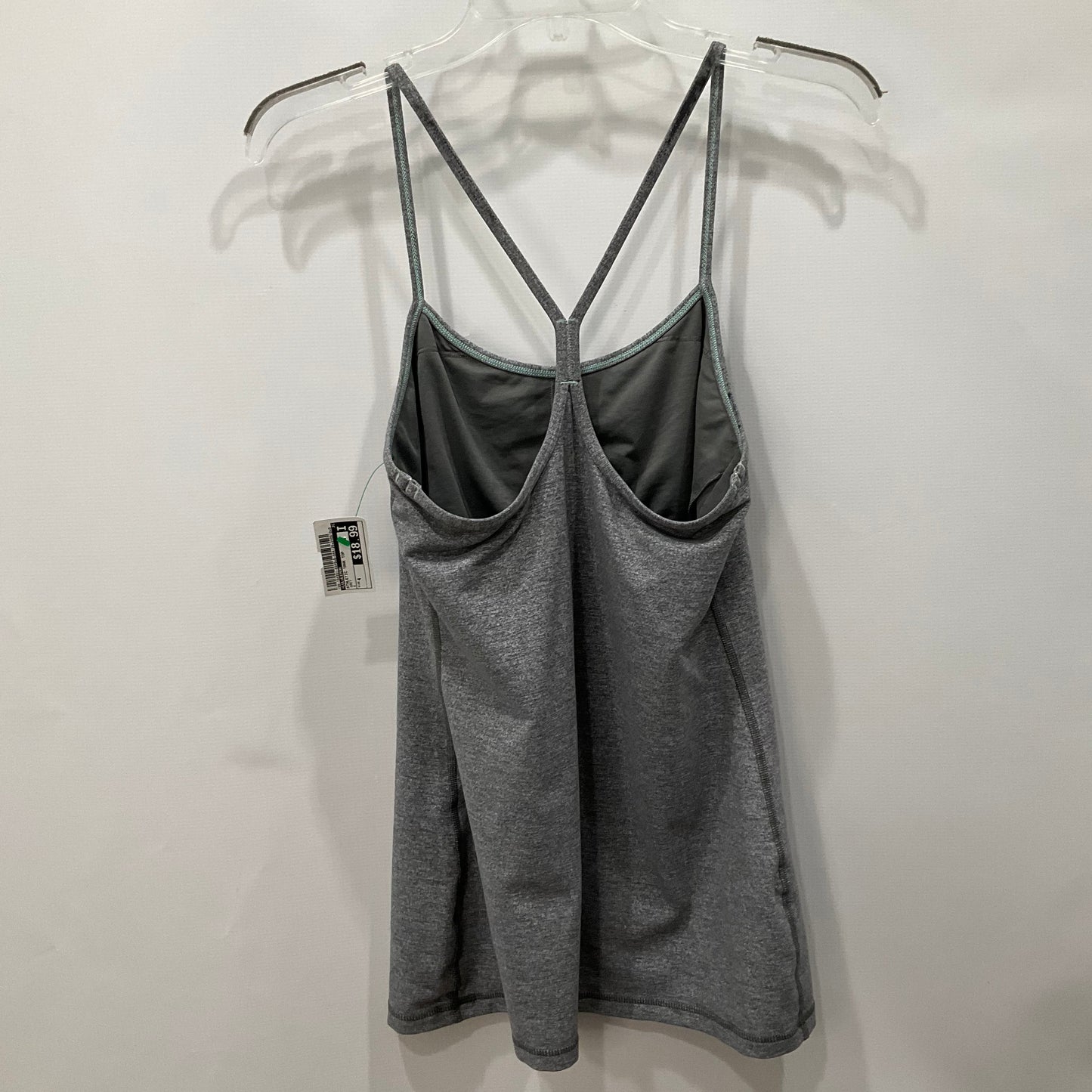 Athletic Tank Top By Lululemon In Grey, Size: 4