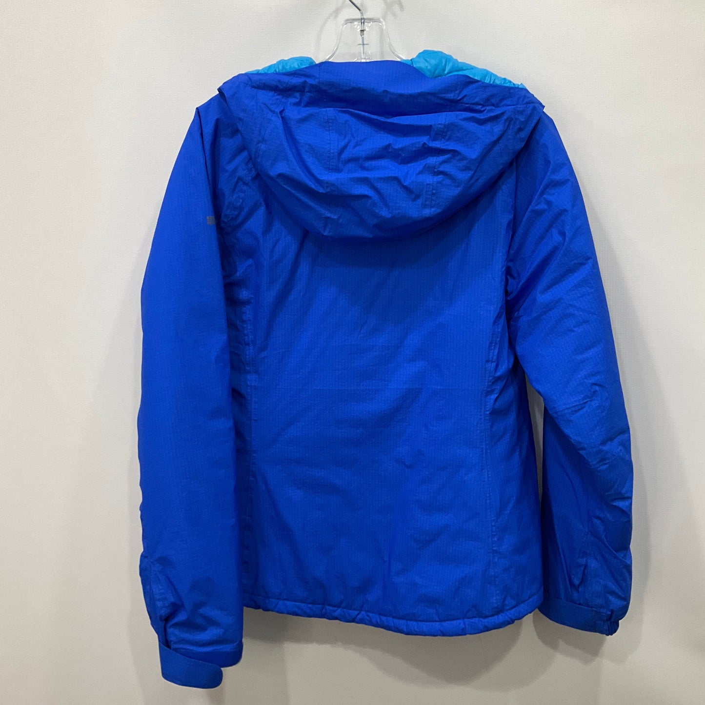 Coat Puffer & Quilted By Eddie Bauer In Blue, Size: M