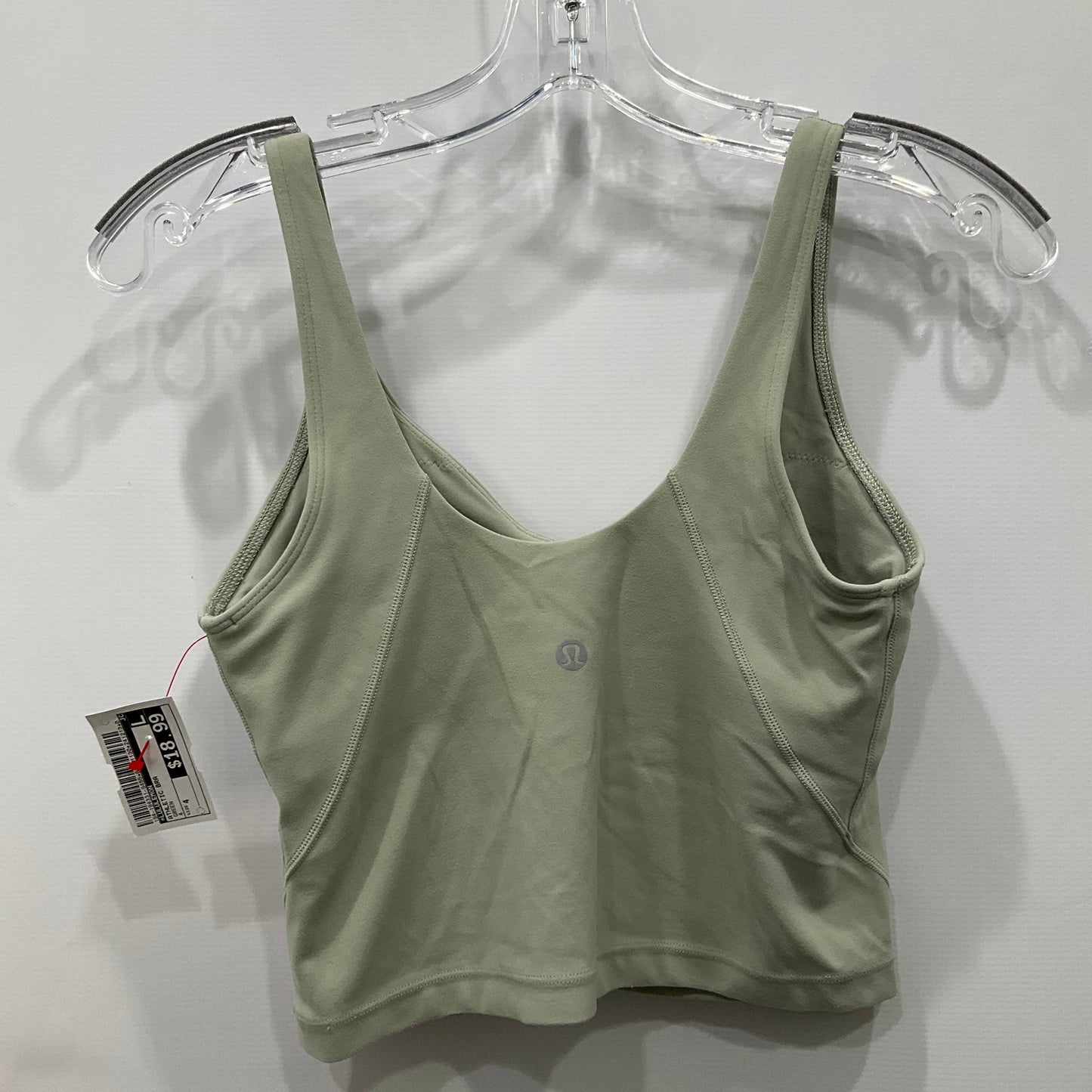 Athletic Bra By Lululemon In Green, Size: 4