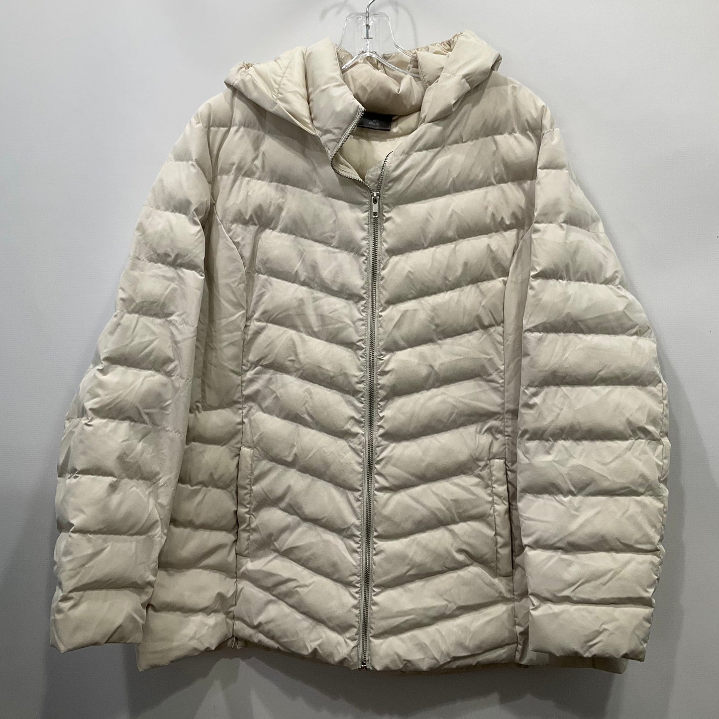 Coat Puffer & Quilted By 32 Degrees In White, Size: Xxl