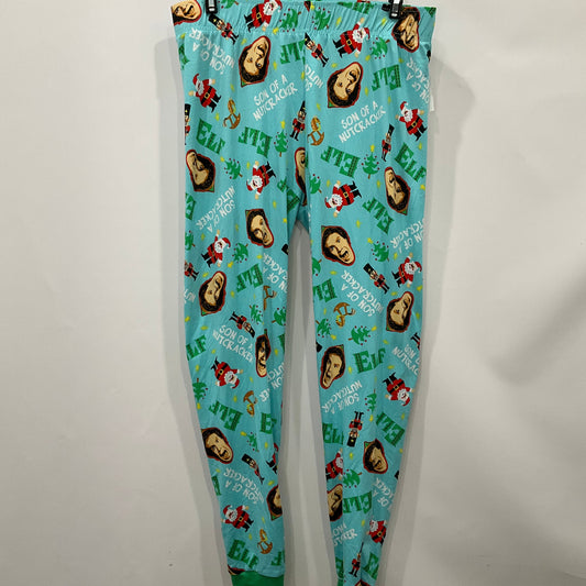 Pajama Pants By Clothes Mentor In Blue, Size: M