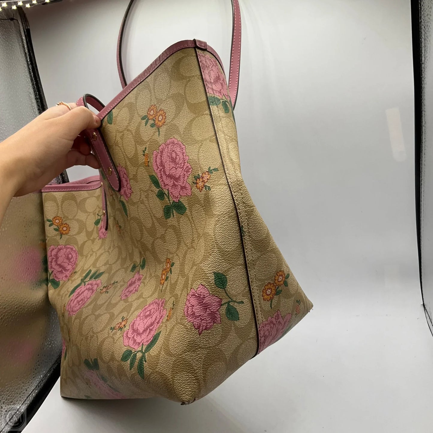 Handbag Designer By Coach, Size: Large