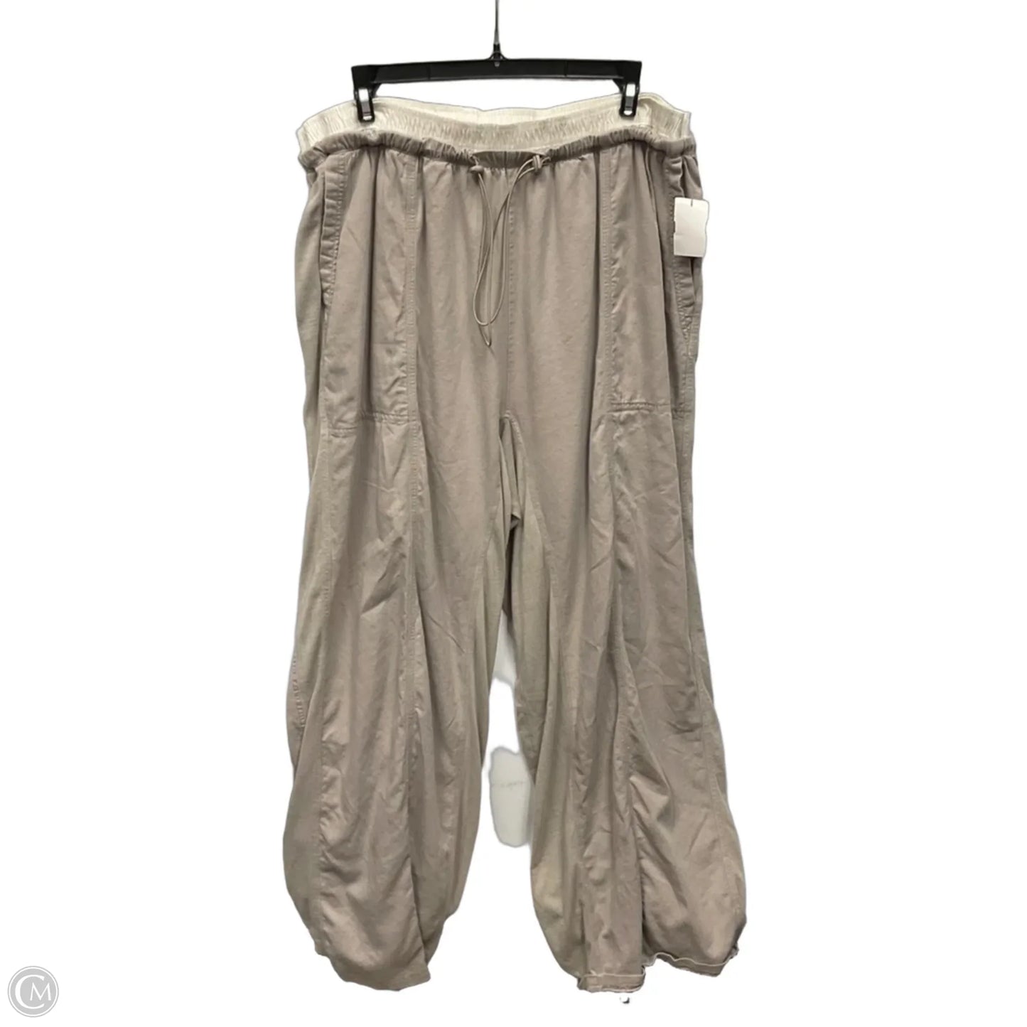 Pants Wide Leg By Daily Practice By Anthropologie In Tan, Size: Xl