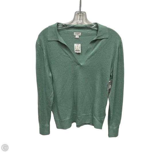 Top Long Sleeve By J. Crew In Green, Size: S