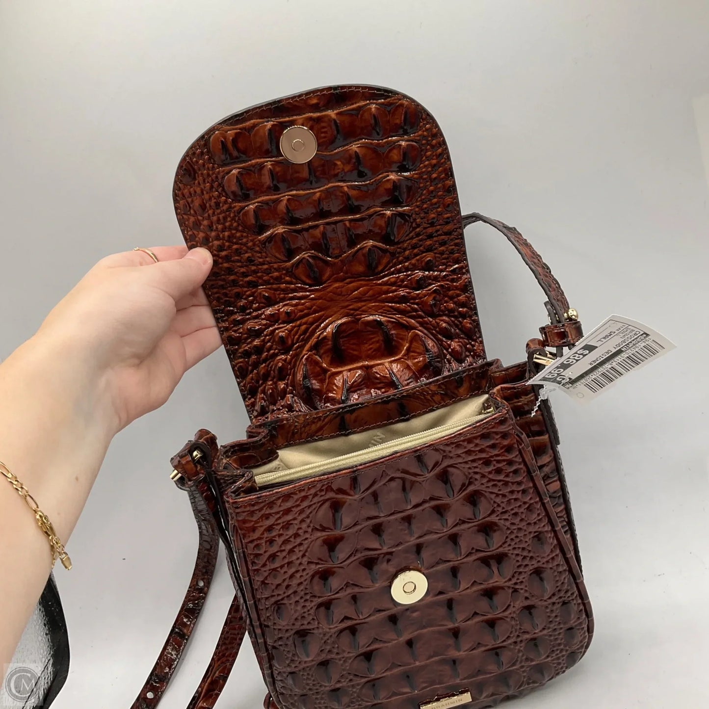 Crossbody Designer By Brahmin, Size: Small