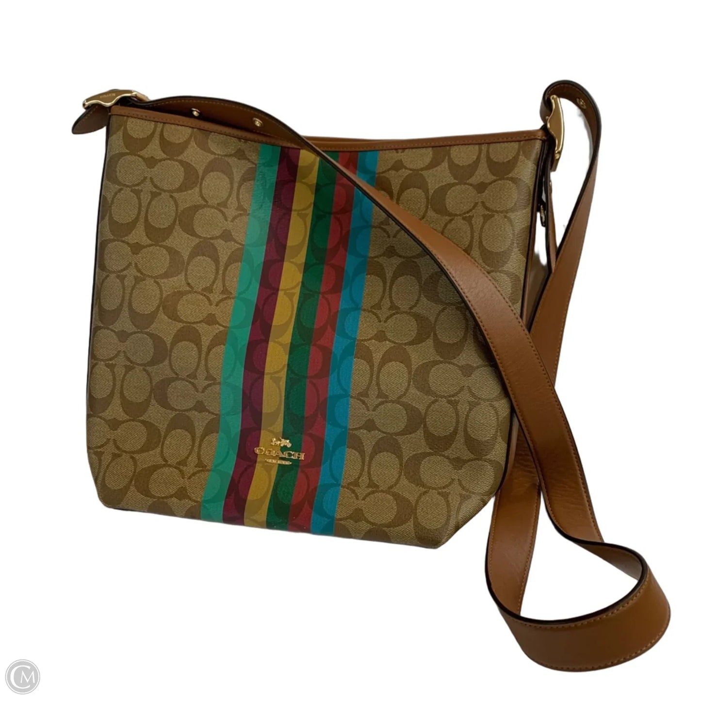 Crossbody Designer By Coach, Size: Medium